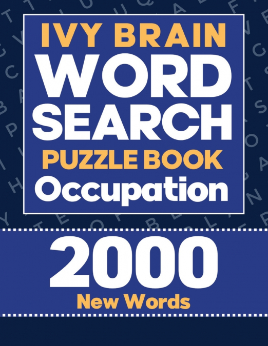 Ivy Word Search Puzzle Book Occupation