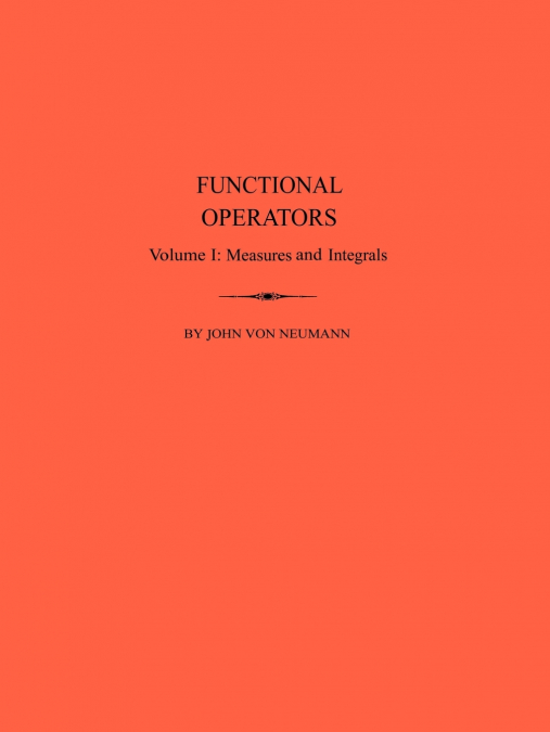 Functional Operators (AM-21), Volume 1