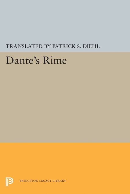 Dante’s Rime