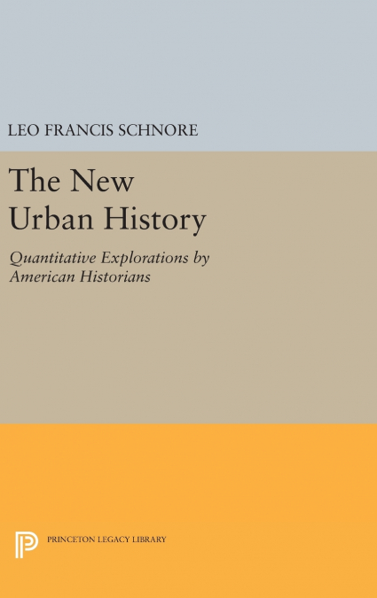 The New Urban History