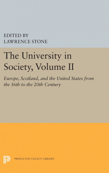 The University in Society, Volume II