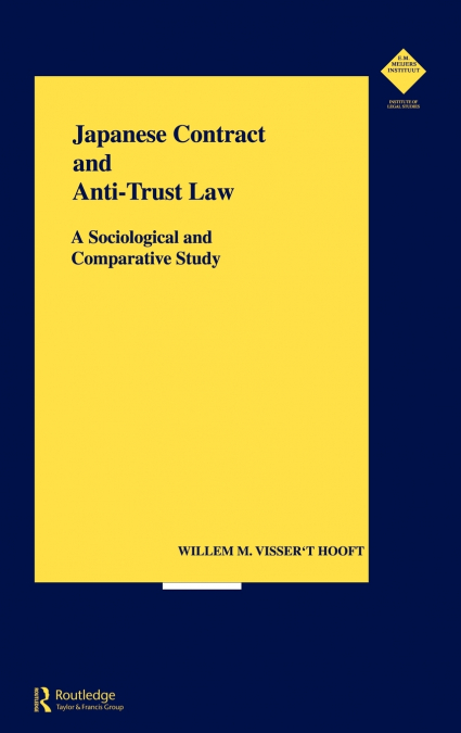 Japanese Contract and Anti-Trust Law