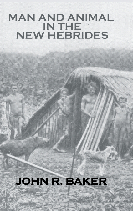 Man & Animals In New Hebrides