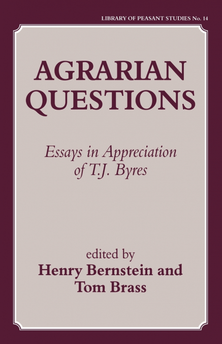 Agrarian Questions