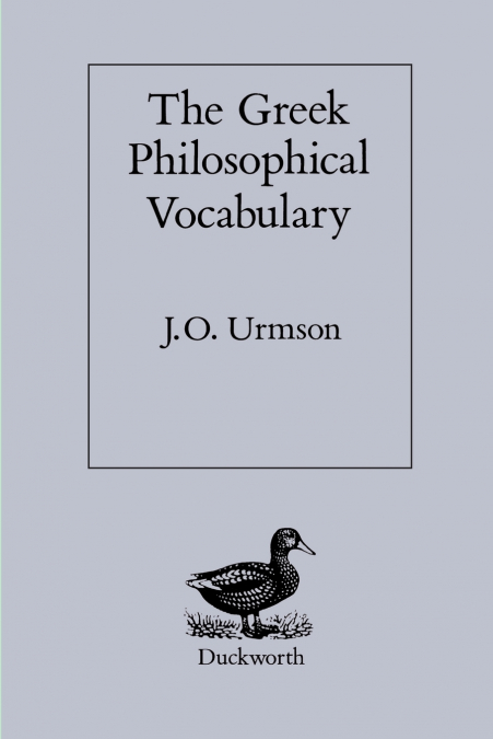 Greek Philosophical Vocabulary