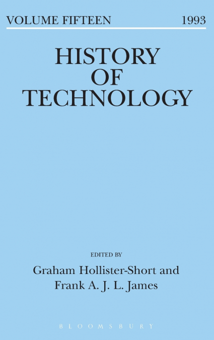 History of Technology Volume 15