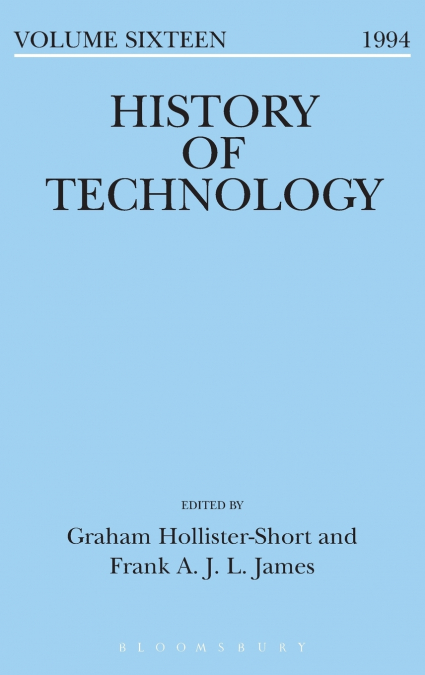 History of Technology Volume 16