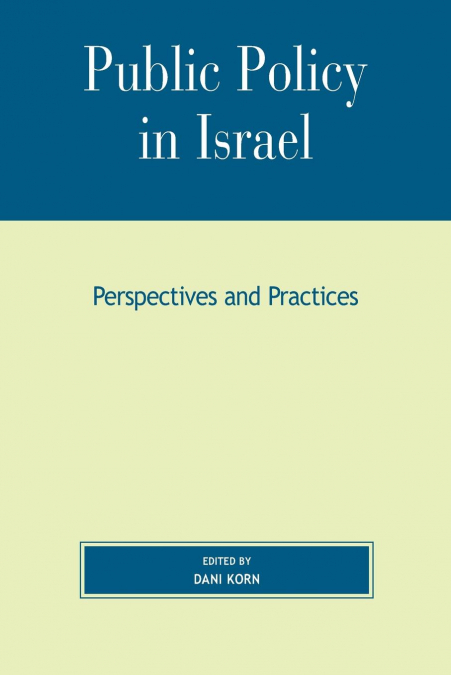 Public Policy in Israel