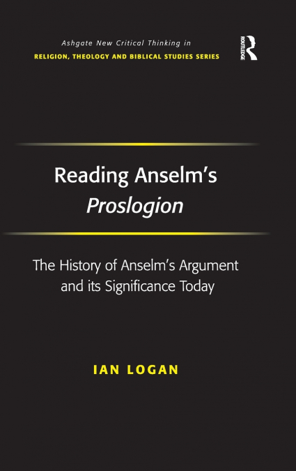Reading Anselm’s Proslogion