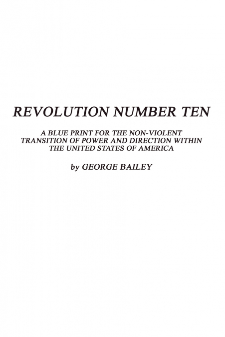 Revolution Number Ten