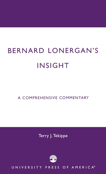 Bernard Lonergan’s Insight