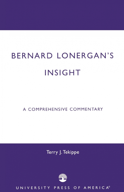 Bernard Lonergan’s Insight
