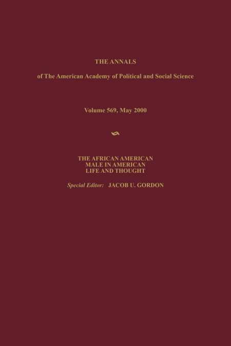 The African American Male in American Life and Thought