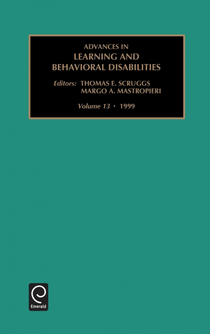 Advances in Learning and Behavioural Disabilities
