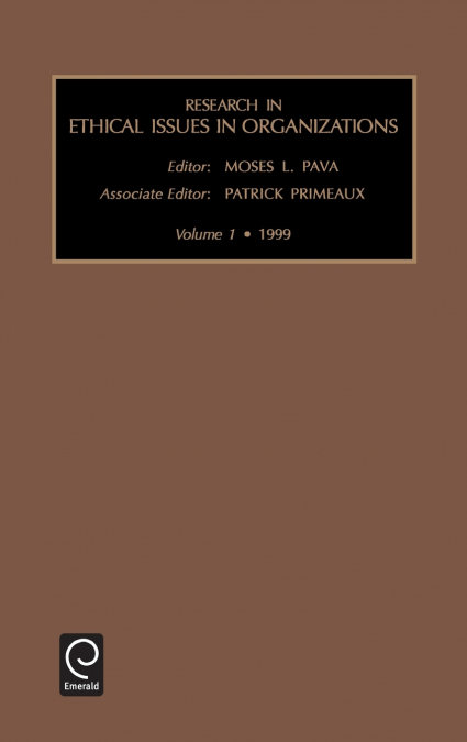 Research in Ethical Issues in Organizations