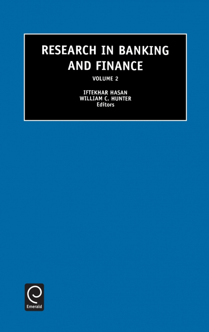 Research in Banking and Finance