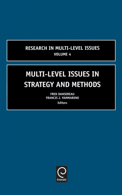 Multi-Level Issues in Strategy and Methods