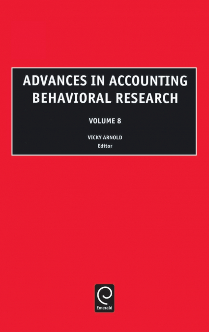 Advances in Accounting Behavioral Research