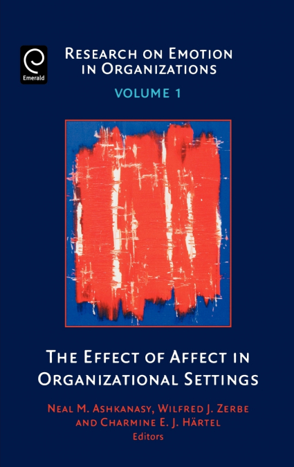 The Effect of Affect in Organizational Settings