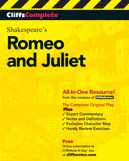CliffsComplete Shakespeare’s Romeo and Juliet