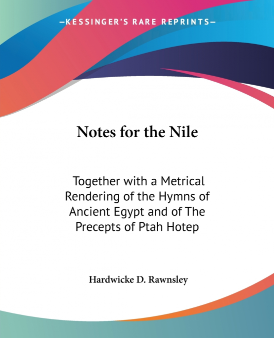 Notes for the Nile