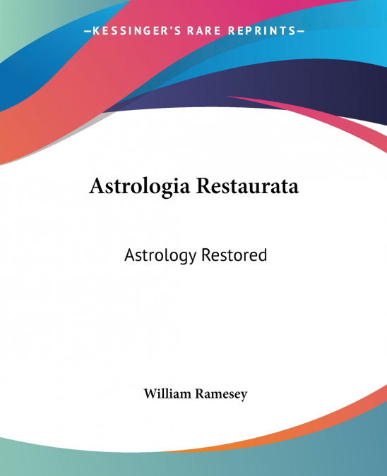 Astrologia Restaurata