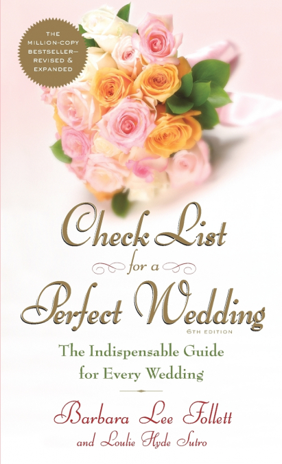 Check List for a Perfect Wedding, 6th Edition