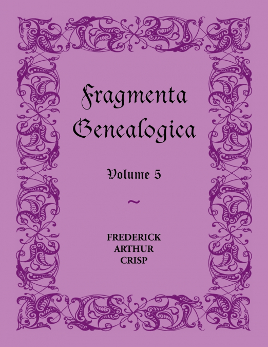 Fragmenta Genealogica