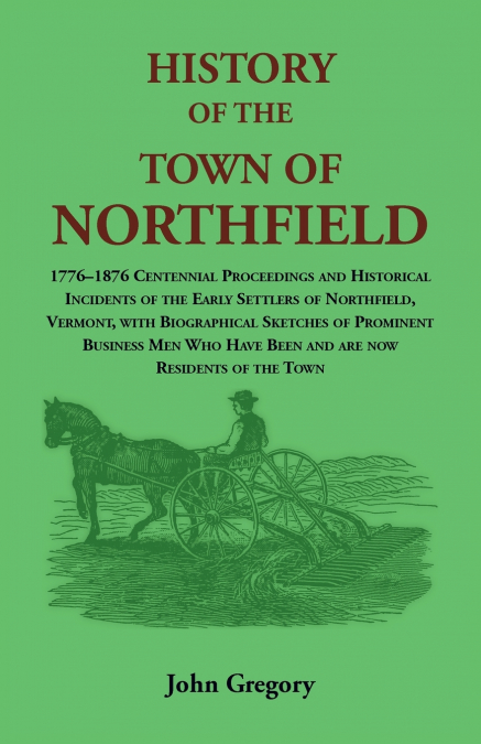 History of the Town of Northfield