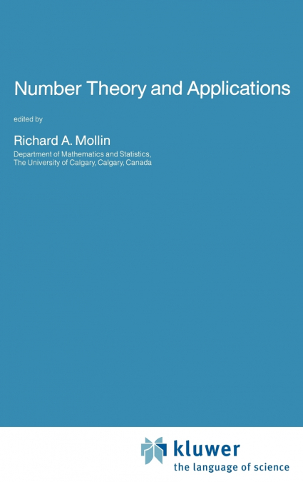 Number Theory and Applications