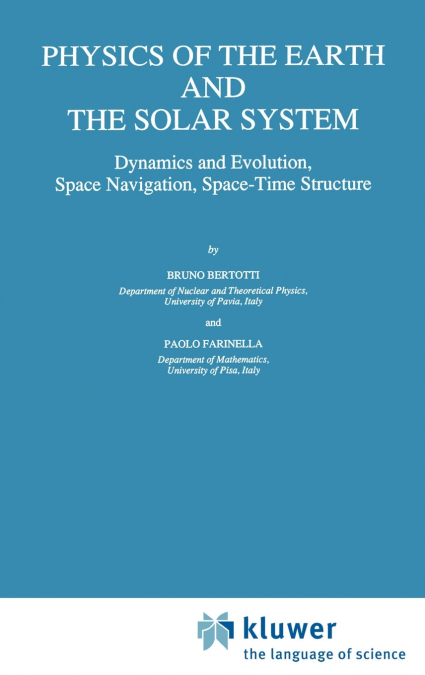 Physics of the Earth and the Solar System