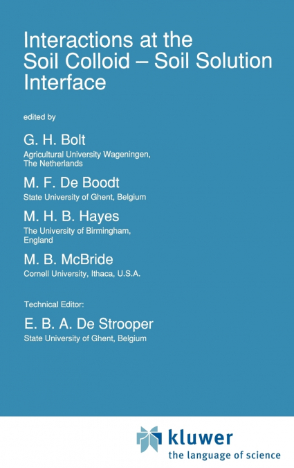 Interactions at the Soil Colloid