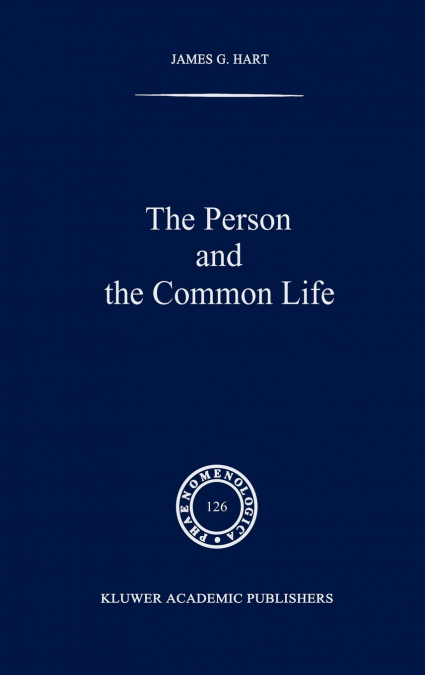 The Person and the Common Life