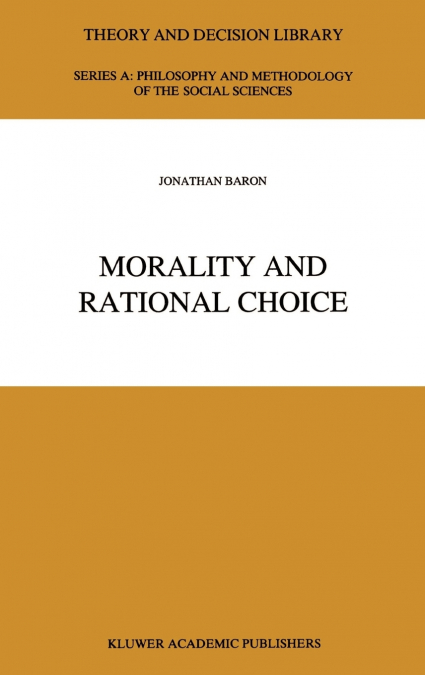 Morality and Rational Choice