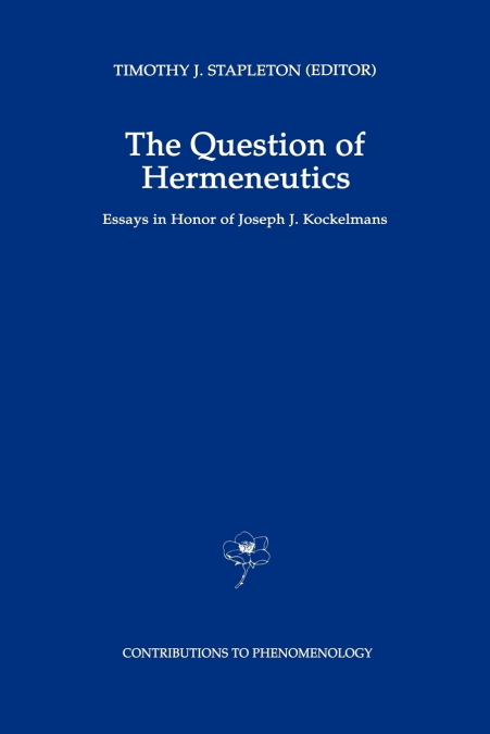 The Question of Hermeneutics