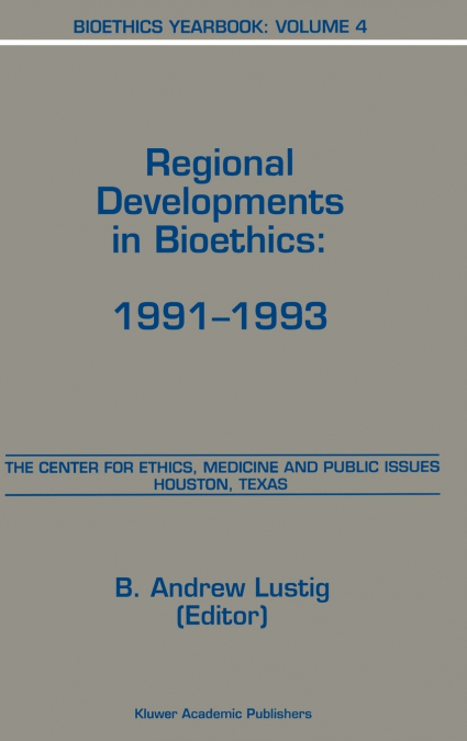 Bioethics Yearbook