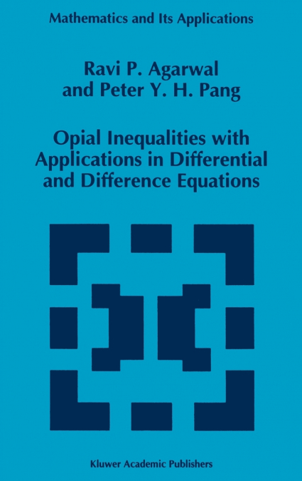 Opial Inequalities with Applications in Differential and Difference Equations