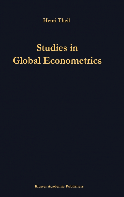 Studies in Global Econometrics