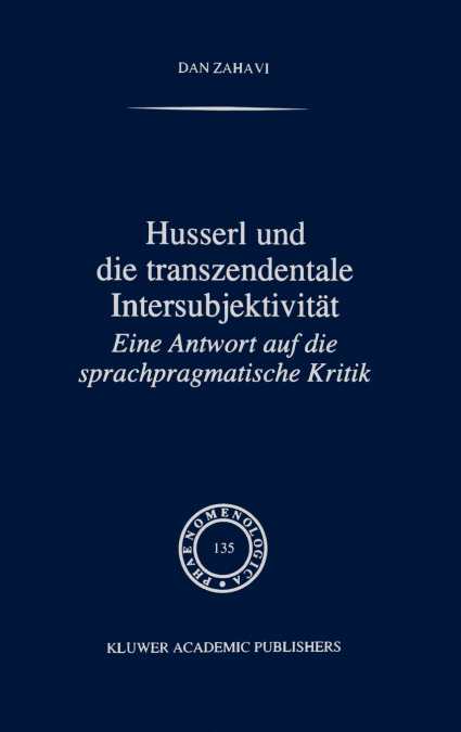 Husserl und Die Transzendentale Intersubjektivität