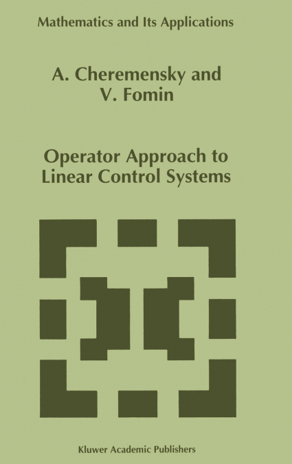 Operator Approach to Linear Control Systems