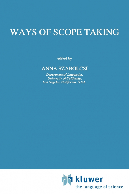 Ways of Scope Taking