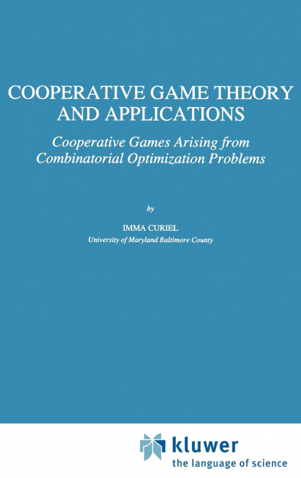 Cooperative Game Theory and Applications