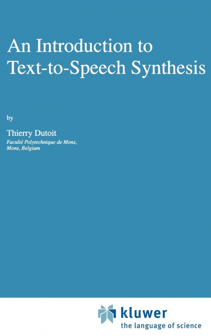 An Introduction to Text-to-Speech Synthesis