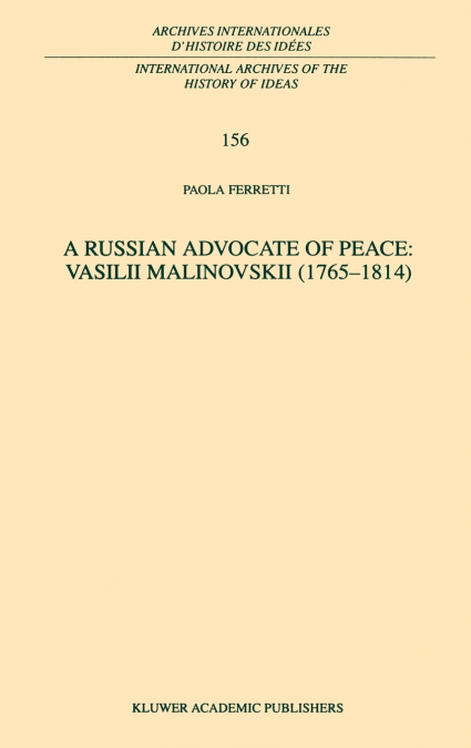 A Russian Advocate of Peace