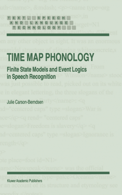 Time Map Phonology