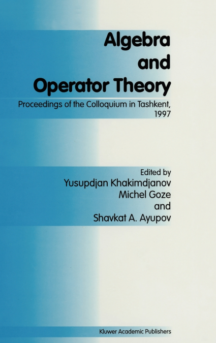 Algebra and Operator Theory