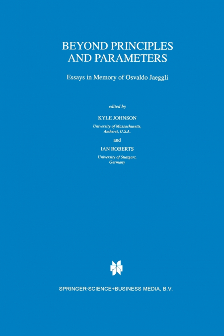 Beyond Principles and Parameters