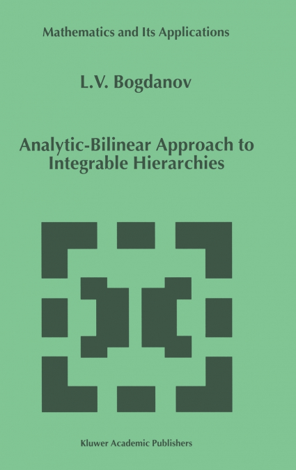Analytic-Bilinear Approach to Integrable Hierarchies