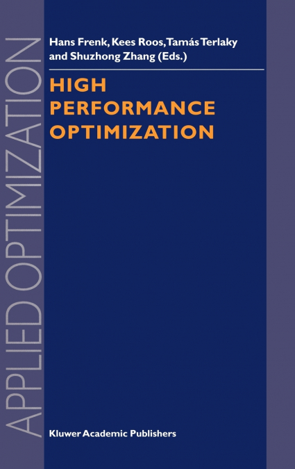 High Performance Optimization