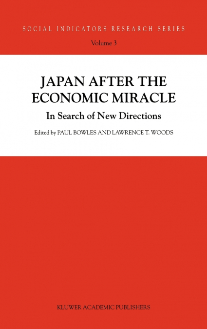 Japan after the Economic Miracle